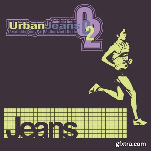 Collection of running sport sportsman sprinter runner vector image 25 EPS