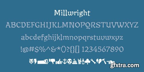 Millwright Font Family - 4 Fonts