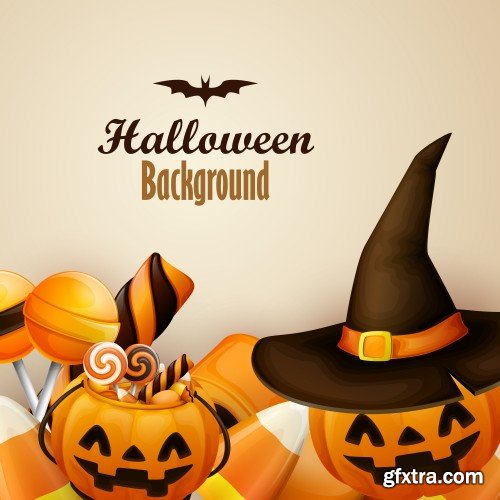 Halloween vector background and design banners