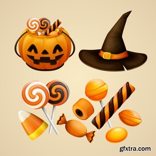 Halloween vector background and design banners