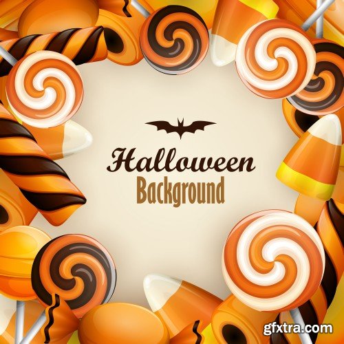 Halloween vector background and design banners