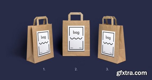 Premium Paper Bag Mockup