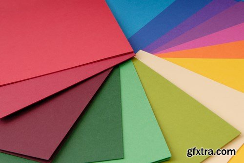 Coloured Paper - 23xUHQ JPEG