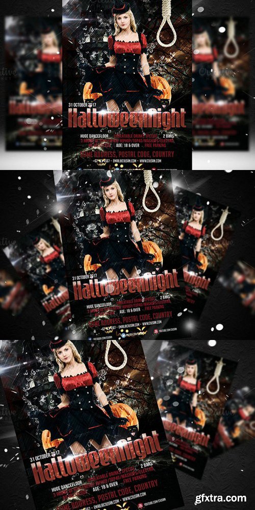 CM - Halloween Night Flyer Template 352460