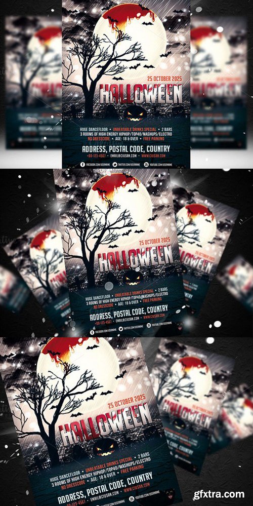 CM - Halloween Flyer Template 2 353879