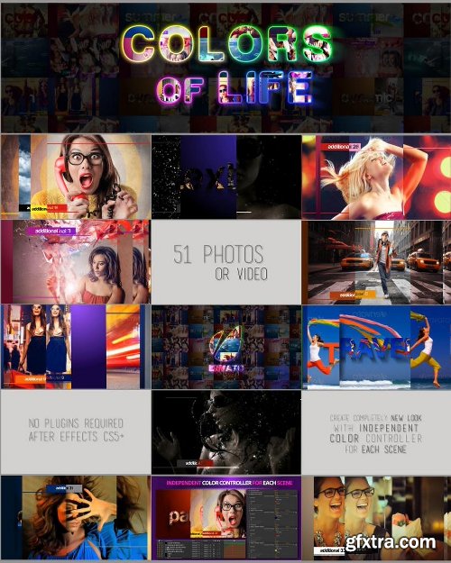 Videohive Colors Of Life - Slideshow 8391229