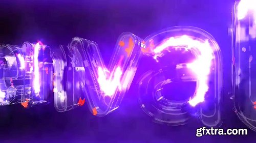 Videohive Neon Energy Glass Light Logo 17196496