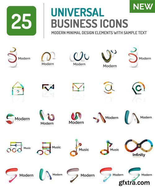 Abstract Elements of Design and Icon - 10xEPS