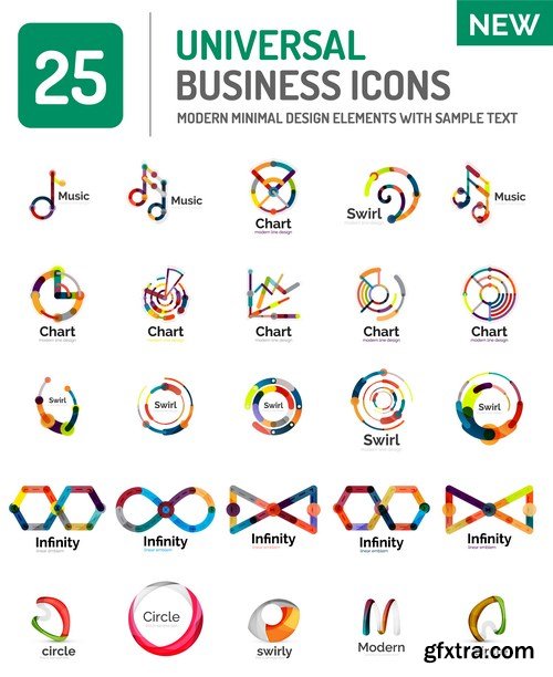 Abstract Elements of Design and Icon - 10xEPS