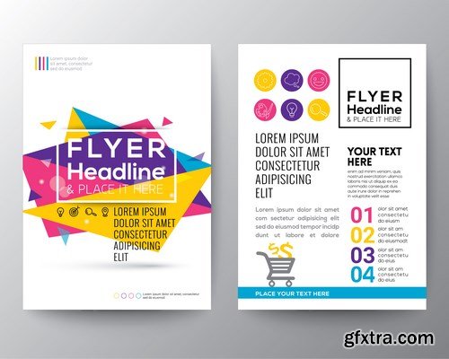 Corporate Templates of Brochures 13 - 15xEPS