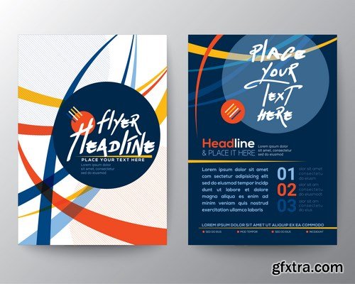 Corporate Templates of Brochures 13 - 15xEPS