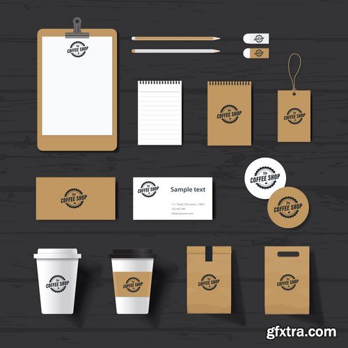Corporate Design Food and Coffee - 12xEPS
