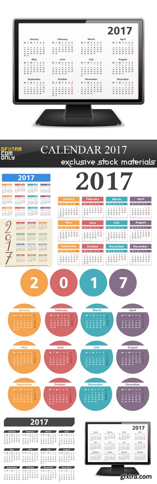 Calendar 2017 - 6 EPS