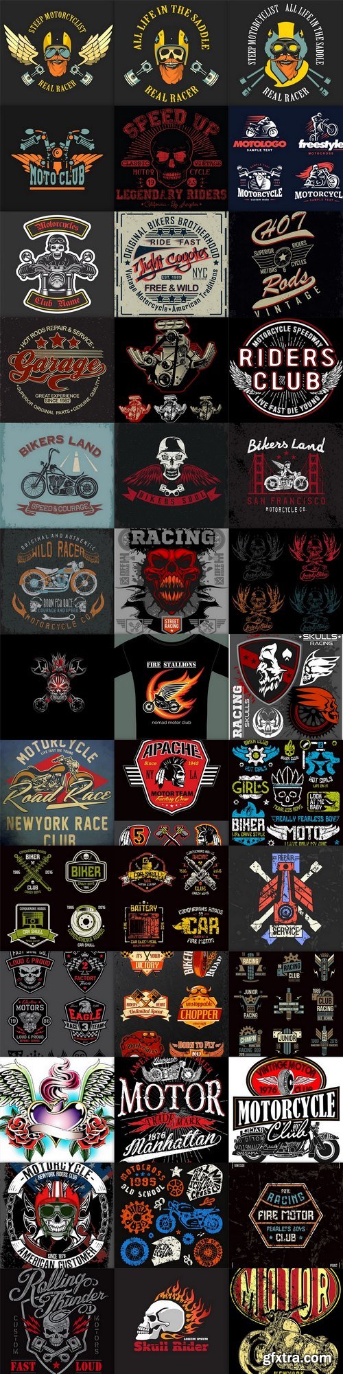 Biker t shirt template