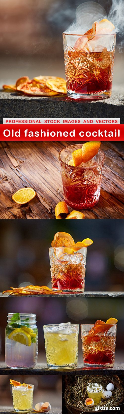 Old fashioned cocktail - 6 UHQ JPEG