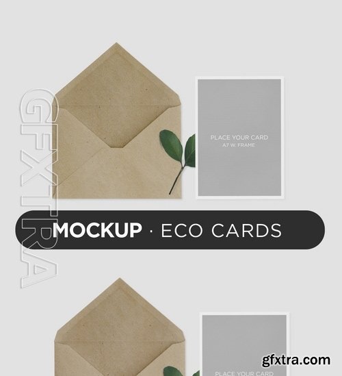 Invitation Greeting Card Eco Mock-Up