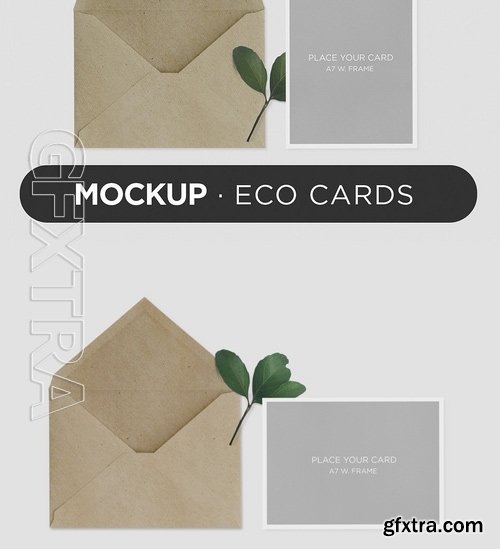 Invitation Greeting Card Eco Mock-Up