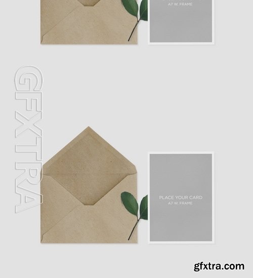 Invitation Greeting Card Eco Mock-Up