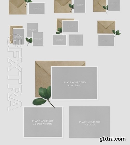 Invitation Greeting Card Eco Mock-Up