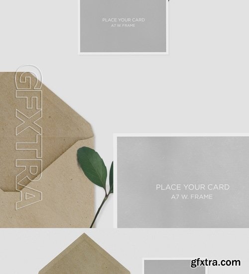 Invitation Greeting Card Eco Mock-Up