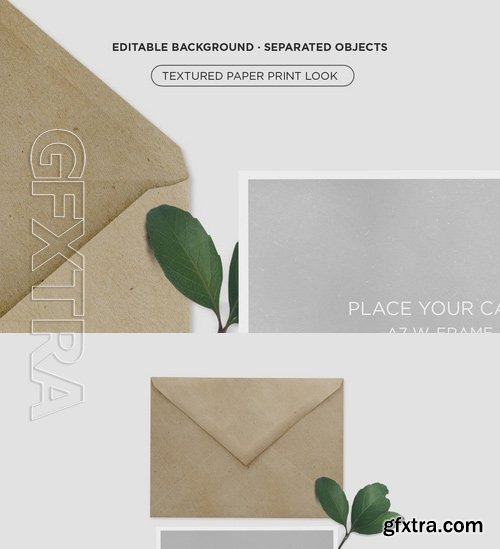 Invitation Greeting Card Eco Mock-Up