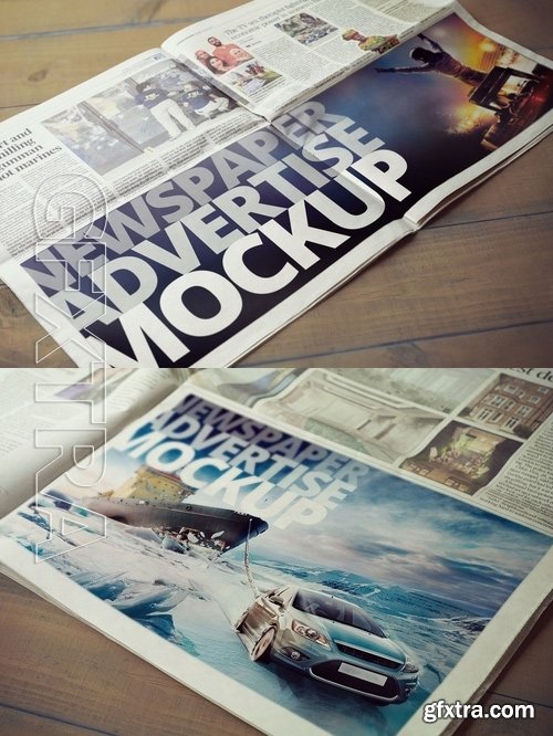 Newspaper Advertise Mockup v2