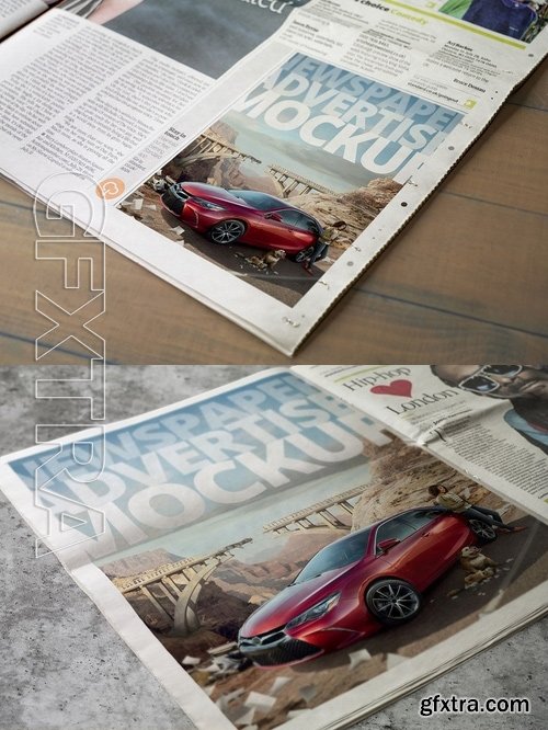 Newspaper Advertise Mockup v2