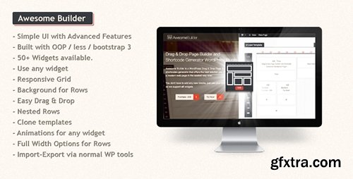 CodeCanyon - Awesome Builder v1.6 - Drag & Drop Page Builder - 6639589