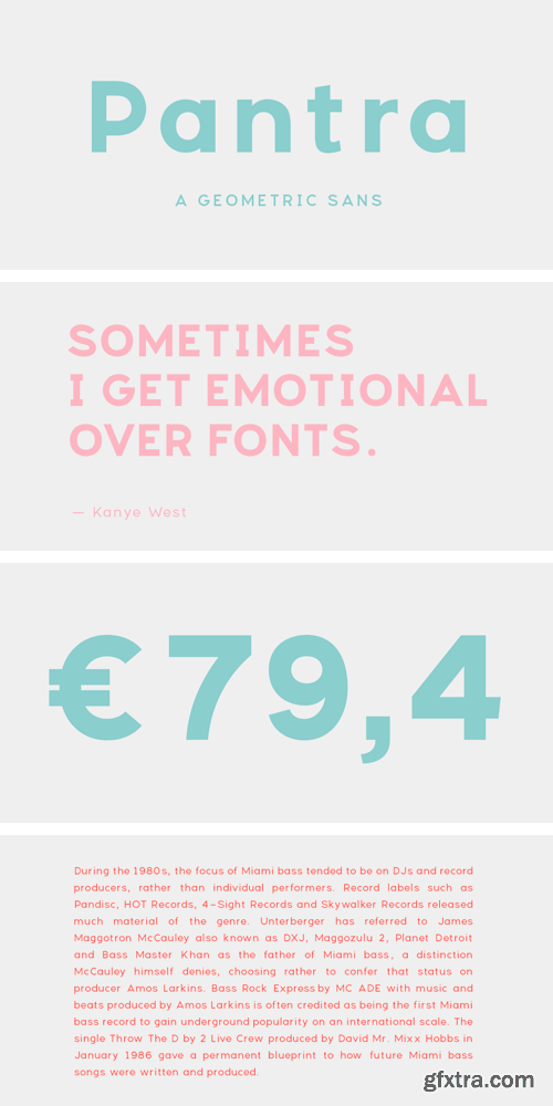 Pantra Font Family