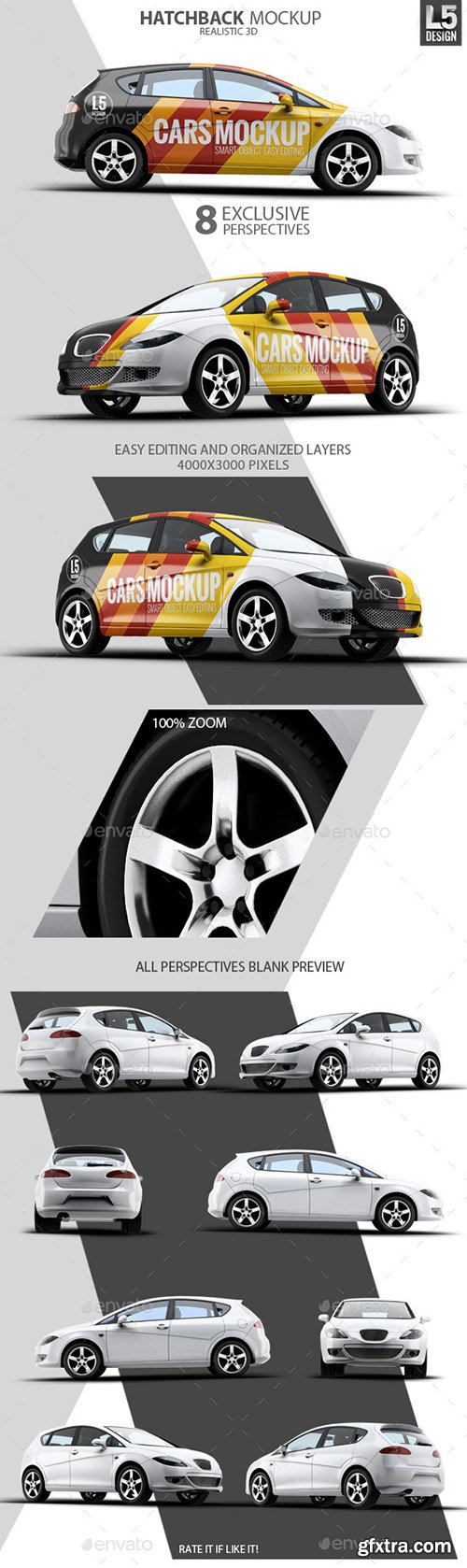 Graphicriver Hatchback Mock-Up 10269960