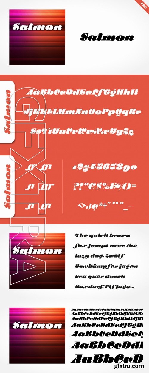 Salmon Pro font