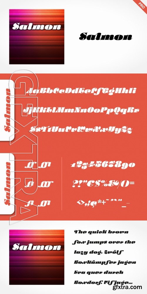 Salmon Pro font