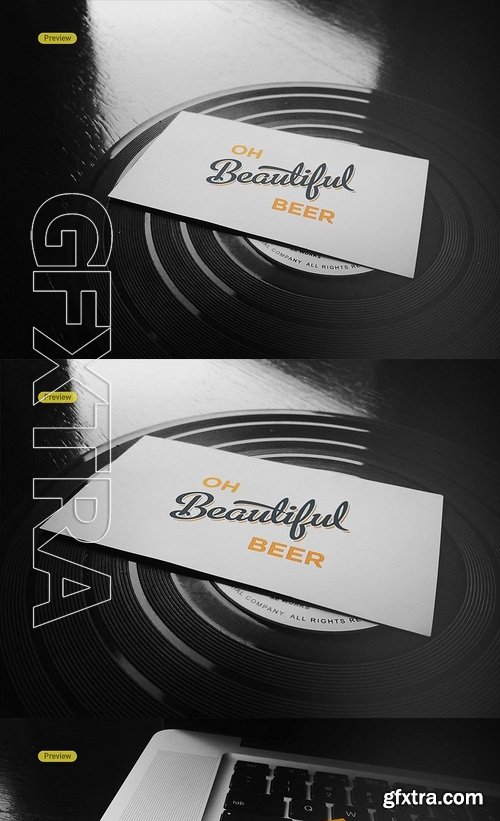 Business Cards Flyer Logo Mock-Up