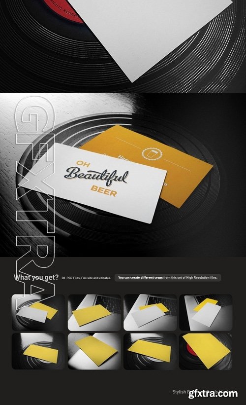 Business Cards Flyer Logo Mock-Up