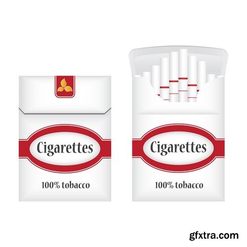 Cigarette pack - 10 EPS