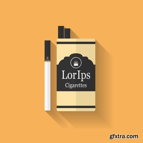 Cigarette pack - 10 EPS