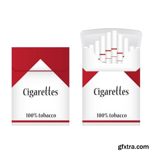 Cigarette pack - 10 EPS