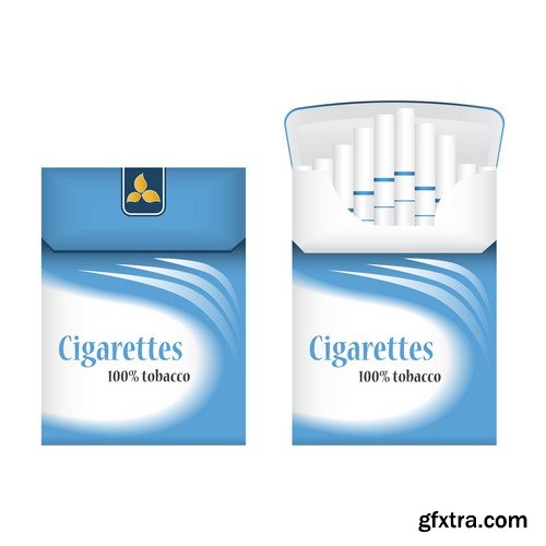 Cigarette pack - 10 EPS