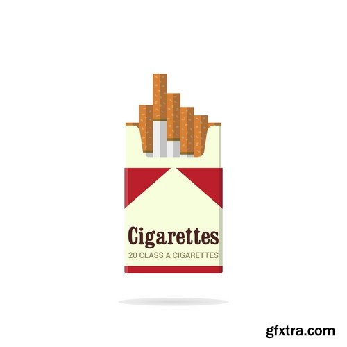 Cigarette pack - 10 EPS