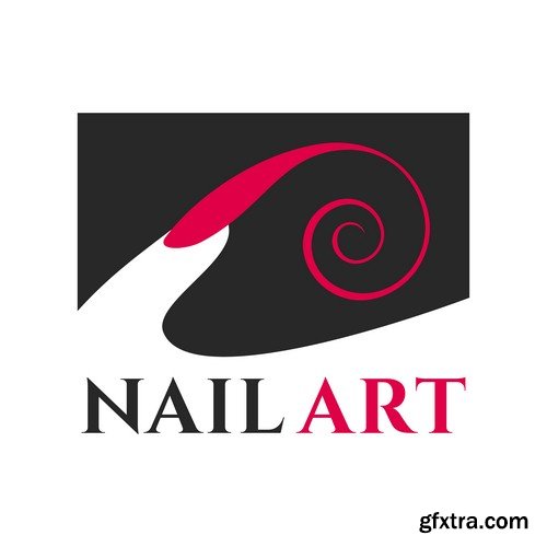 Nails logo - 8 EPS