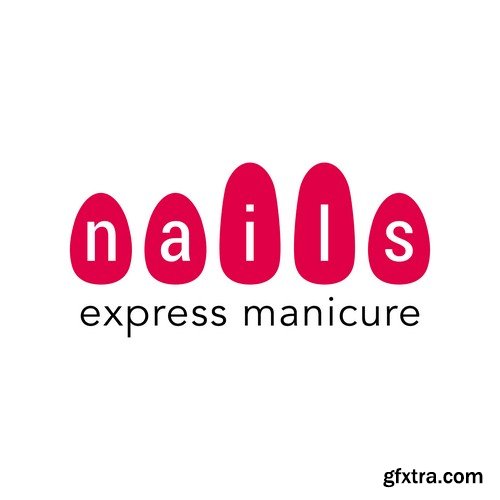 Nails logo - 8 EPS