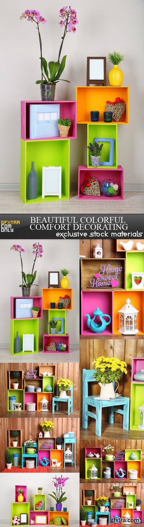 Beautiful Colorful Comfort Decorating - 8 UHQ JPEG