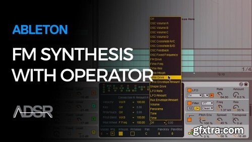 ADSR Sounds FM Synthesis with Ableton Operator TUTORiAL-SYNTHiC4TE