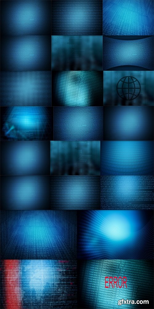 Digital cyber pattern.Abstract data bits stream background