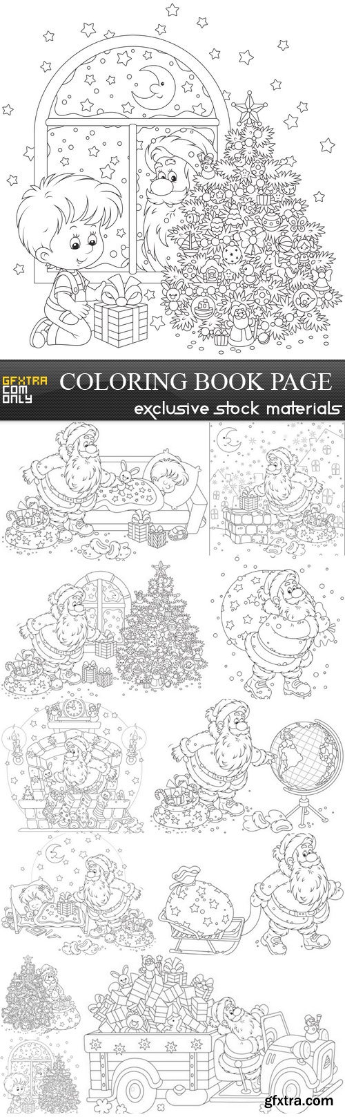 Coloring Book Page - 11 EPS