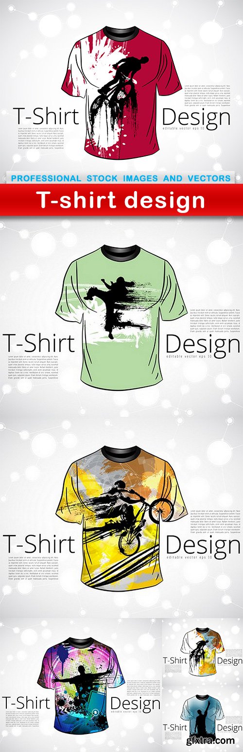 T-shirt design - 6 EPS