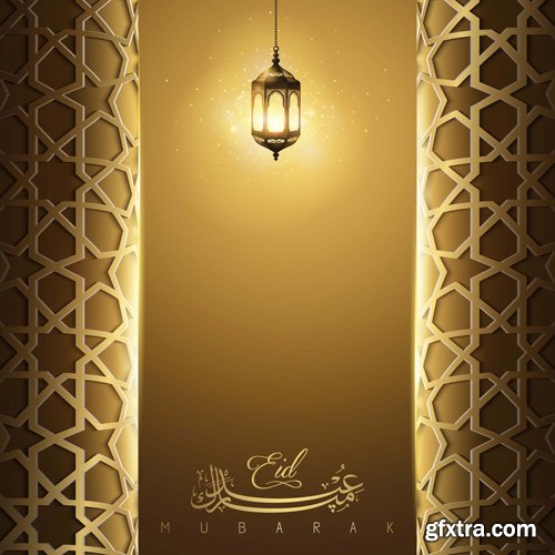 Ramadan Kareem greeting banner background template for islamic festival design