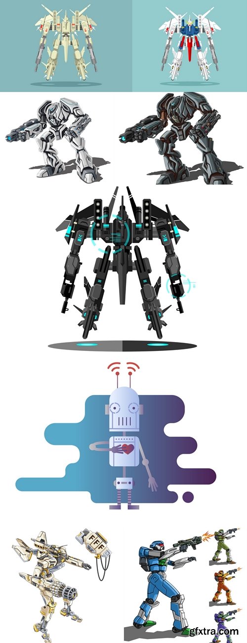 Military robot transformer