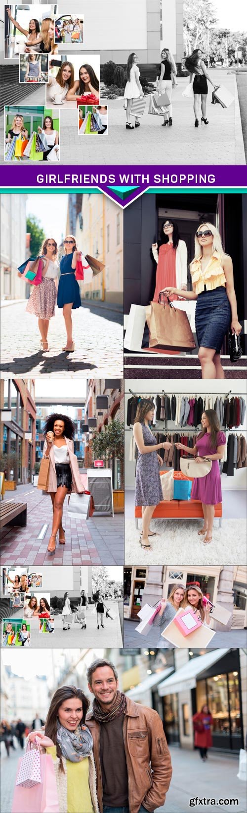 Girlfriends with shopping 7X JPEG