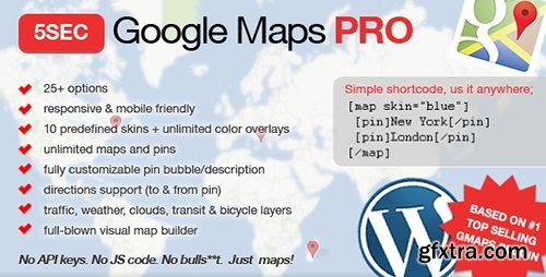 CodeCanyon - 5sec Google Maps v1.7 - 152372